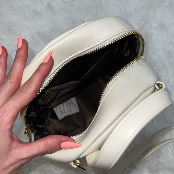 New Beige / Off White & Gold Small Backpack - Picture 6 of 16